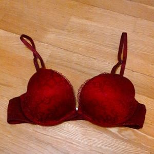 Lace Plunge push up bra